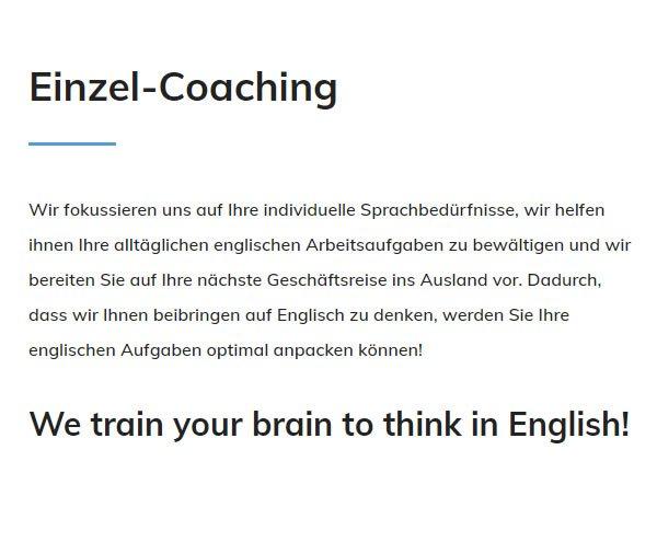 Einzel Coaching für  Kempten (Allgäu)