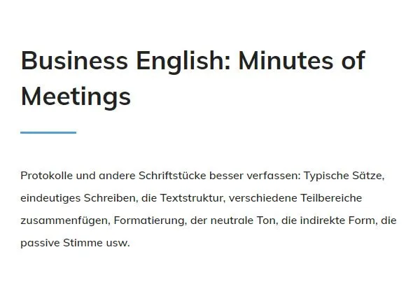 English Protokolle schreiben für  Gelnhausen