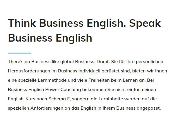 Think Business English in  Reutlingen